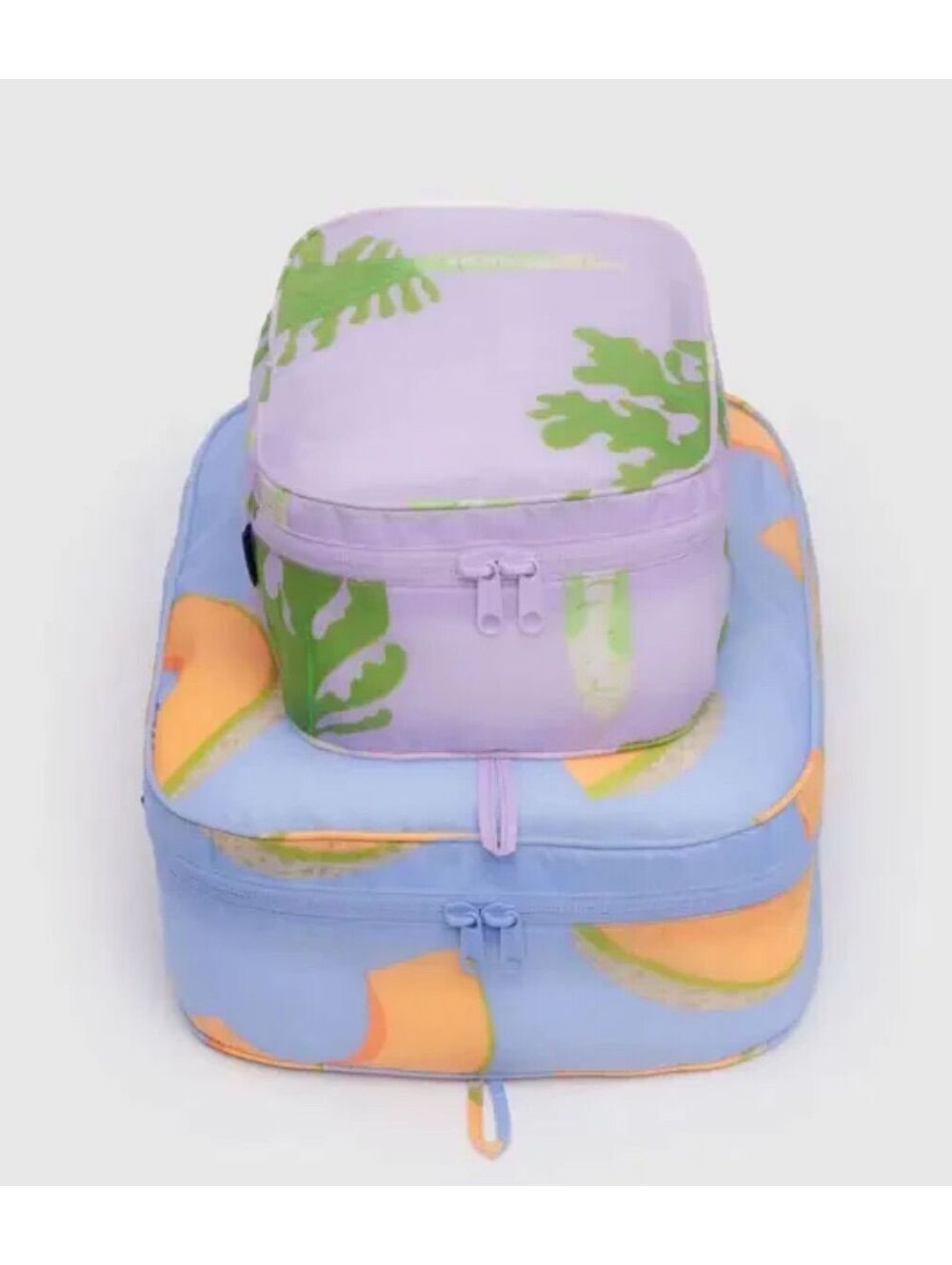 NWOT BUNDLE BAGGU PACKING CUBES BAGS CANTALOUPE/PARSNIP
